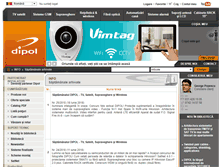 Tablet Screenshot of newsletter.dipolnet.ro